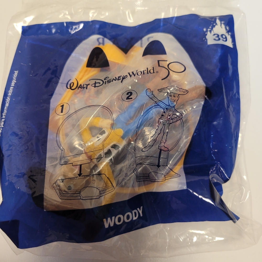 2021 McDonald’s Walt Disney World 50th Anniversary #39 WOODY Happy Meal Toy